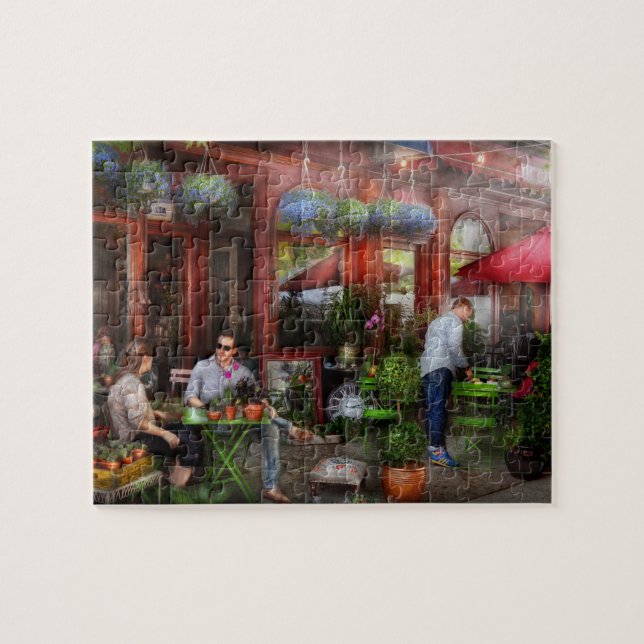 Puzzle Cafe - Hoboken, NJ - Une journée dehors (Horizontal)