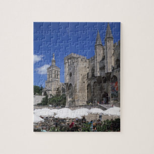 Puzzle Café, Le Palais des Papes, Avignon, Vaucluse,