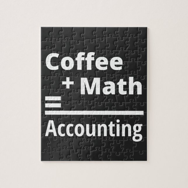 Puzzle Café + Math = Comptabilité (Vertical)