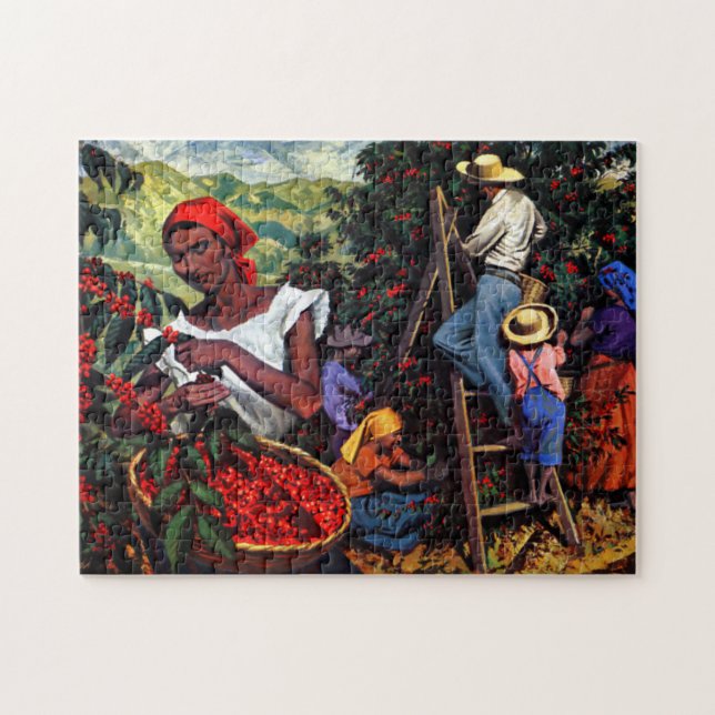 Puzzle "Café Pickers" (Horizontal)