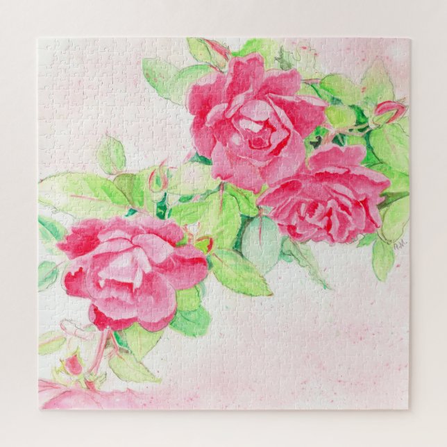 Puzzle Cafe Roses (Vertical)