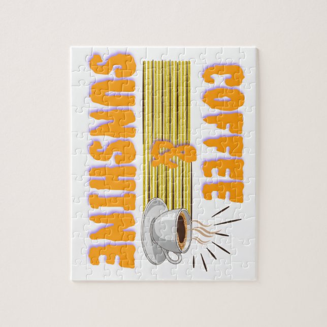 Puzzle Café & Soleil – Matinée Positive (Vertical)