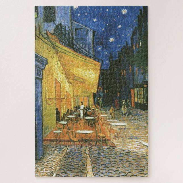 Puzzle Cafe Terrace - Art de peinture de Vincent van Gogh (Vertical)