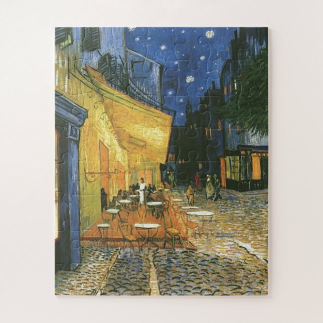 Puzzle Cafe Terrace - Art de peinture de Vincent van Gogh (Vertical)