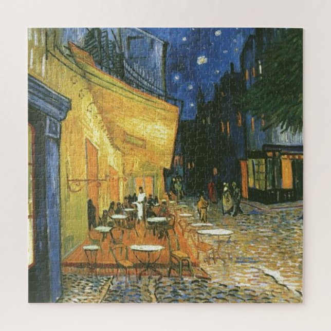 Puzzle Cafe Terrace - Art de peinture de Vincent van Gogh (Vertical)