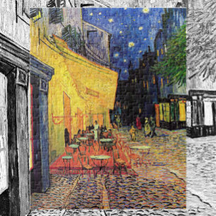 Puzzle Café Terrasse à la nuit par Vincent van Gogh