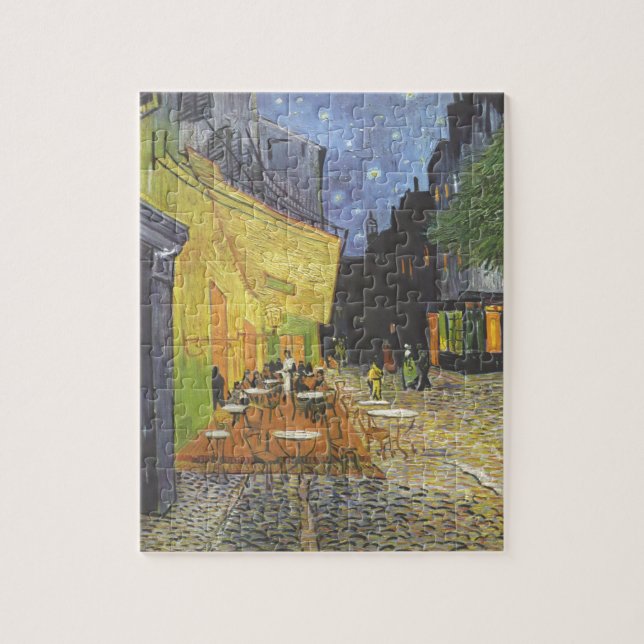 Puzzle Café Terrasse à Night Van Gogh (Vertical)