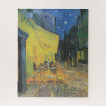 Puzzle Café Terrasse de Van Gogh le soir<br><div class="desc">Cette peinture de la vue colorée extérieure est une oeuvre pittoresque, la vision d'un spectateur détendu qui apprécie le charme de son environnement sans aucune préoccupation morale. La couleur est plus abondante et l'oeil se promène le long des bords escarpés ou à queue de colombe des zones voisines - formes...</div>
