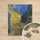 Puzzle Café Terrasse en soirée | Vincent Van Gogh<br><div class="desc">Cafe Terrace at Night (1888) de l'artiste post-impressionniste néerlandais Vincent Van Gogh. Un tableau d'art original est une huile sur toile représentant une scène nocturne étoilée devant un café français à Arles.

Utilisez les outils de conception pour ajouter du texte personnalisé ou personnaliser l'image.</div>