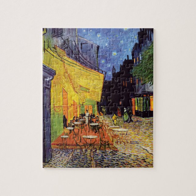 Puzzle Café Terrasse la nuit by Vincent Van Gogh (Vertical)