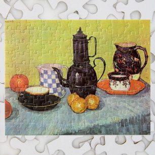 Puzzle Cafetière en émail bleu par Vincent van Gogh