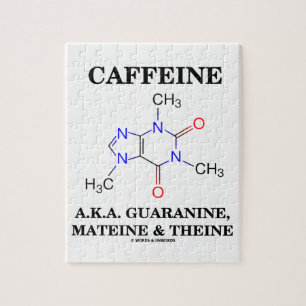 Puzzle Caffeine A.K.A. Guaranine, Mateine et Theine