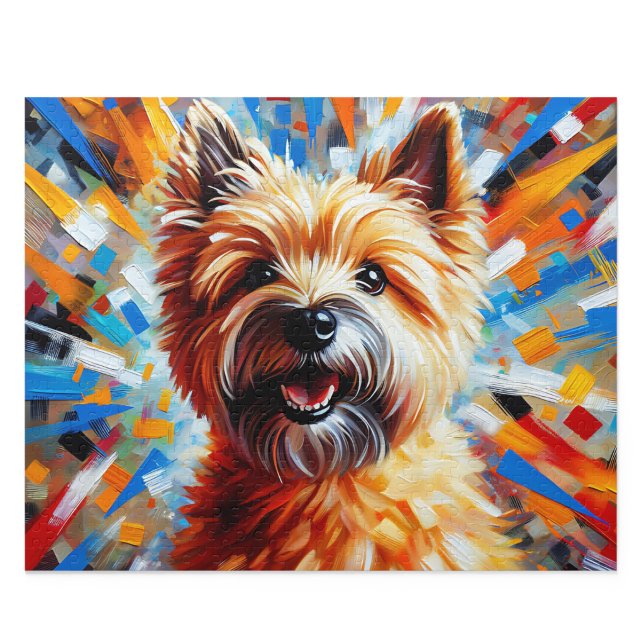Puzzle Cairn Terrier Style Acrylique : Wheaten Cairnie Ca (Wheaten Cairn Terrier Acrylic Style Print Portrait Perfect Gift for Cairnie Lovers)