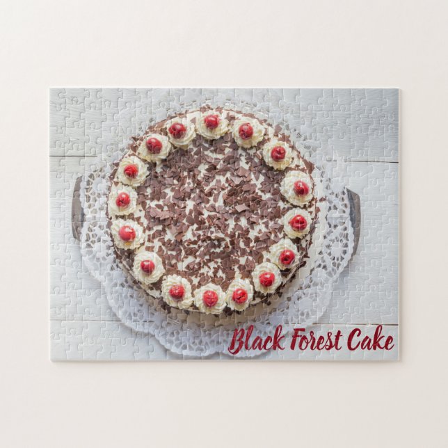 Puzzle Cake de Black Forest (Horizontal)