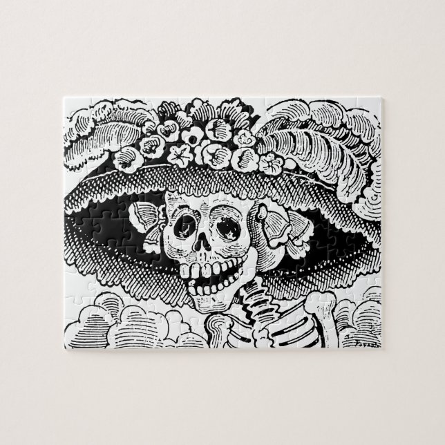 Puzzle Calavera Garbancera (Catrina) par José Posada (Horizontal)