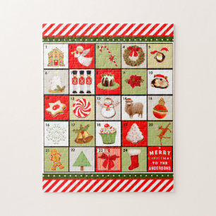 Puzzle Calendrier de l'Avent de Noël