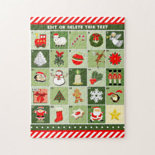 Puzzle Calendrier de l'Avent de Noël