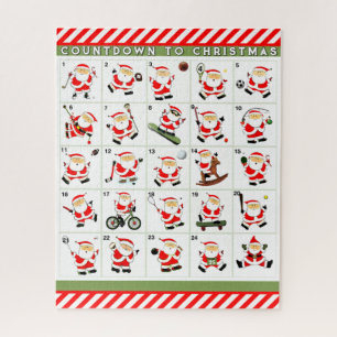 Puzzle Calendrier des fêtes de Noël