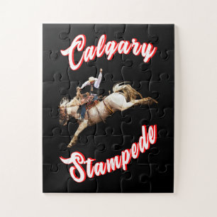 Puzzle Calgary Heure Canada Juillet Riders Calgary Stampe