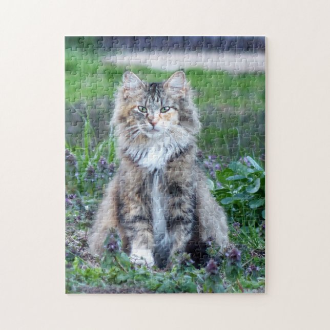 Puzzle Calico Cat (Vertical)