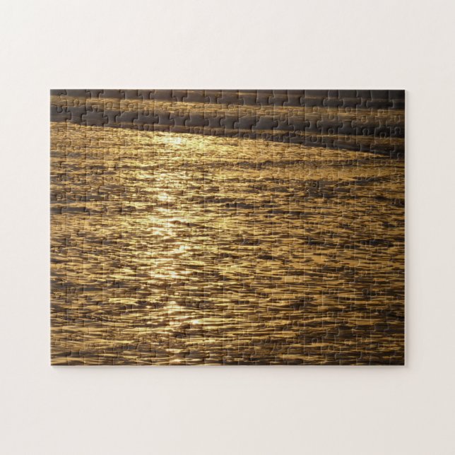Puzzle Californie Sunset Waves Ocean Seascape (Horizontal)