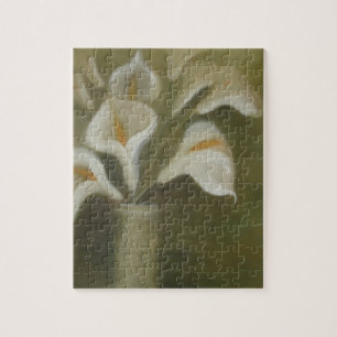 Puzzle Calla Coupe Les Fleurs Dans Un Vase Artistique Enc