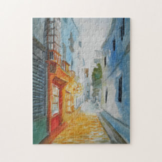 Puzzle CALLEJÓN DE LOS ARTISTAS. C/ Del Tinte de Cádiz.