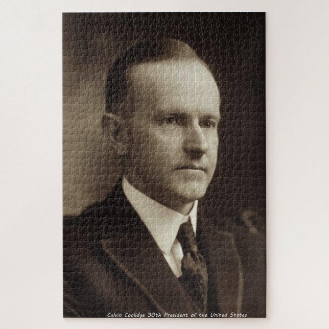 Puzzle Calvin Coolidge 30e Président de l'Amérique (Vertical)