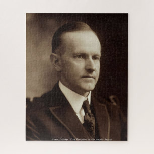 Puzzle Calvin Coolidge 30e président des États-Unis
