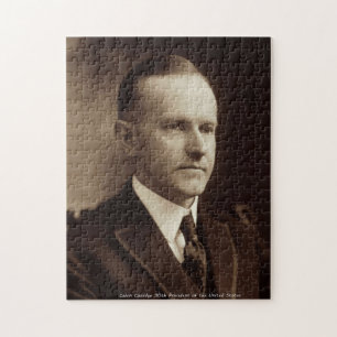 Puzzle Calvin Coolidge 30e président des États-Unis