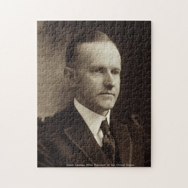 Puzzle Calvin Coolidge 30e président des États-Unis (Vertical)