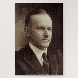 Puzzle Calvin Coolidge 30e président des États-Unis d'Amé