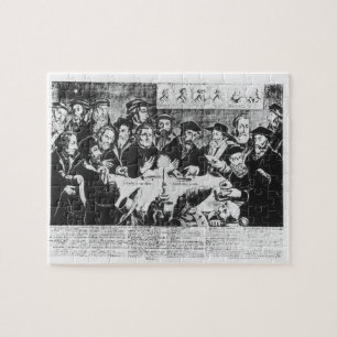 Puzzle Calvin et Luther (gravure)