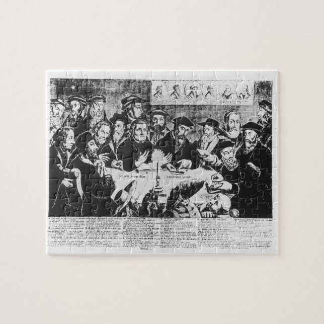 Puzzle Calvin et Luther (gravure) (Horizontal)