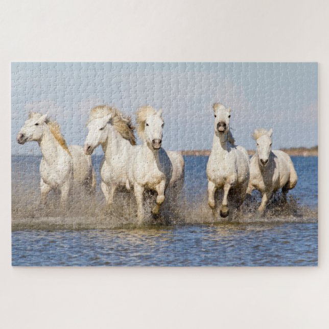 Puzzle Camargue Horses (Horizontal)