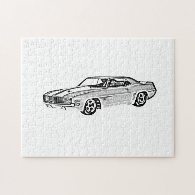 Puzzle Camaro Z28 1969 (Horizontal)