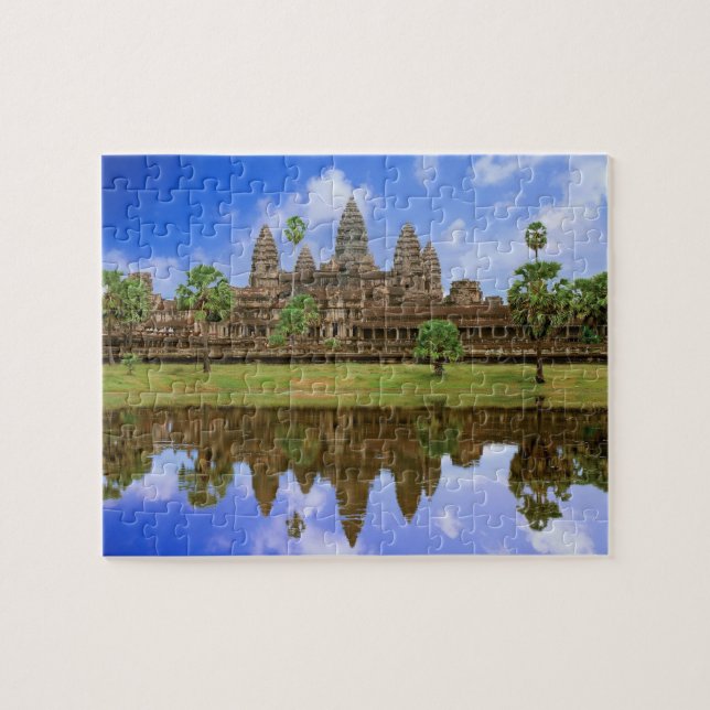 Puzzle Cambodge, Kampuchea, temple d'Angkor Wat. (Horizontal)
