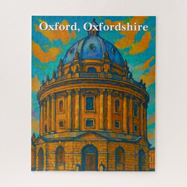 Puzzle Caméra Radcliffe à Oxford Gouache Peinture (Vertical)