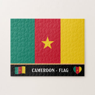Puzzle Cameroun Drapeau & Cameroun Pays / Cameroun