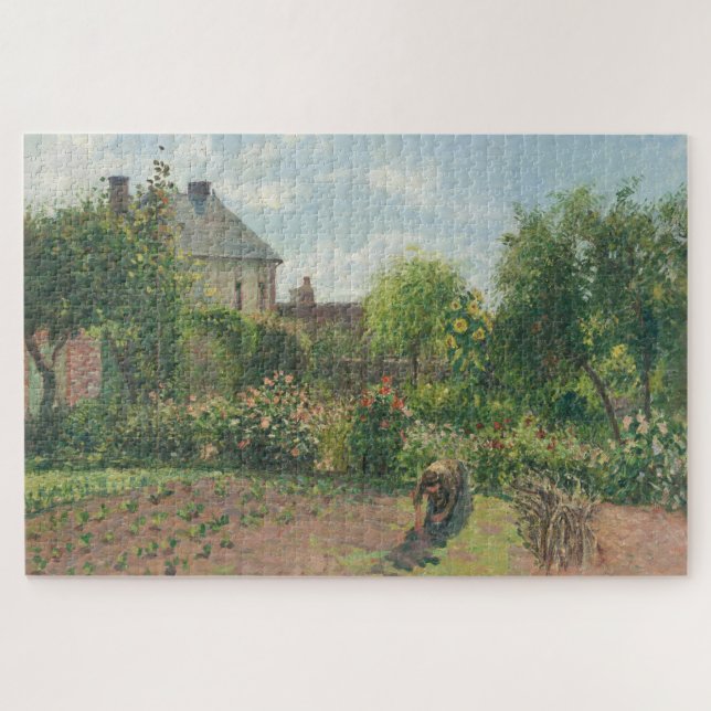 Puzzle Camille Pissarro Artist's Garden Art 1000 pièce (Horizontal)