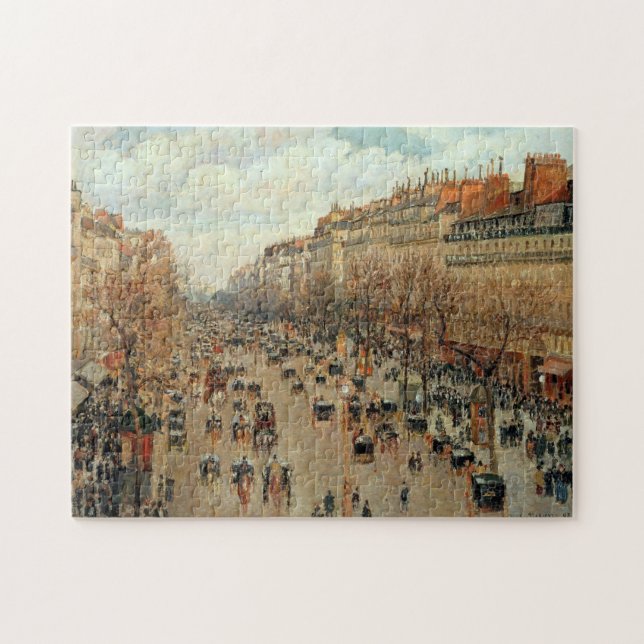 Puzzle Camille Pissarro Boulevard Montmartre Peinture (Horizontal)