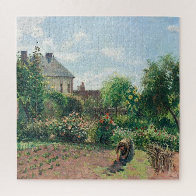 Puzzle Camille Pissarro Le jardin de l'artiste à Eragny (Vertical)