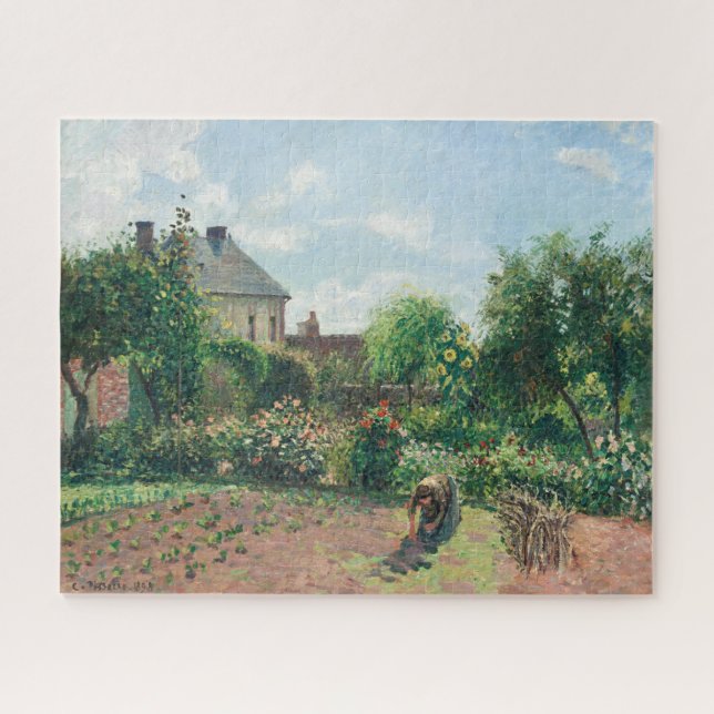 Puzzle Camille Pissarro Le jardin de l'artiste à Eragny (Horizontal)