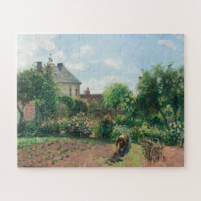Puzzle Camille Pissarro Le jardin de l'artiste à Eragny (Horizontal)