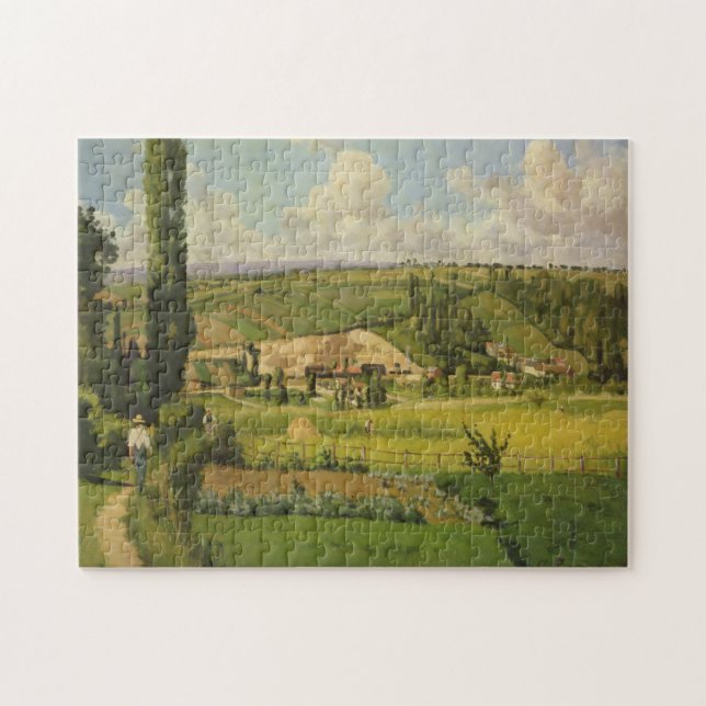 Puzzle Camille Pissarro | Paysage Patis aux., Pointoise (Horizontal)