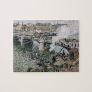 Puzzle Camille Pissarro Pont Boieldieu à Rouen Peinture