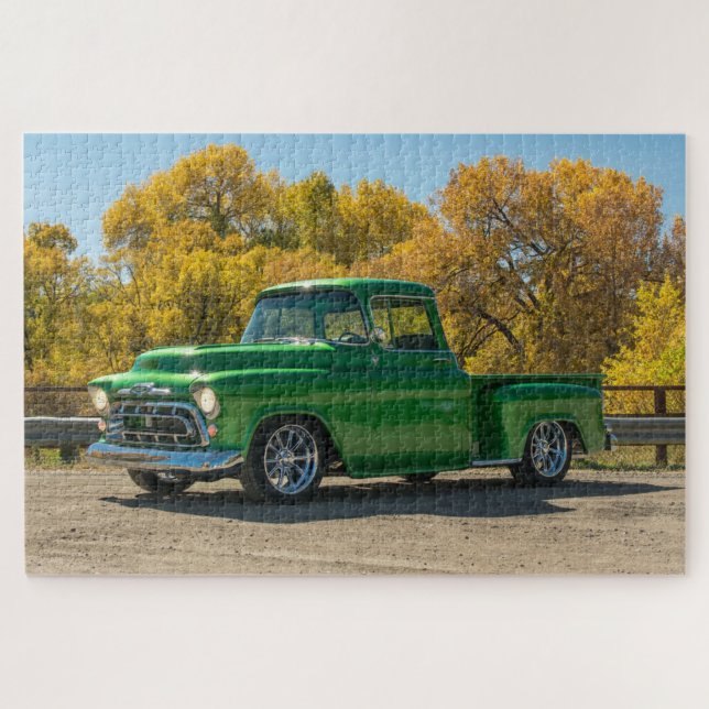 Puzzle Camion Américain Antique Vintage Classique (Horizontal)