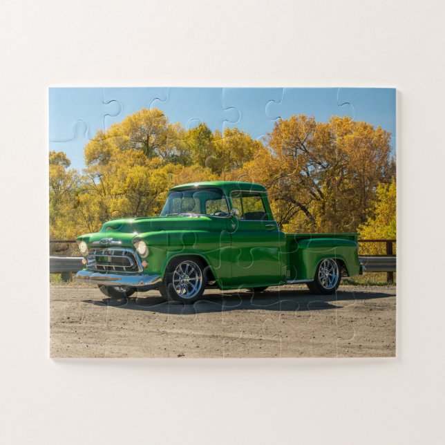 Puzzle Camion Américain Classique Vintage Antique (Horizontal)