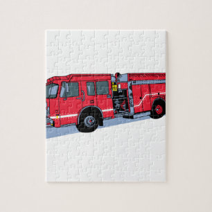 Puzzle Camion de pompiers