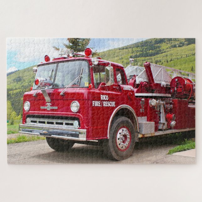Puzzle Camion d'incendie et de secourt, Rico, Colorado (Horizontal)